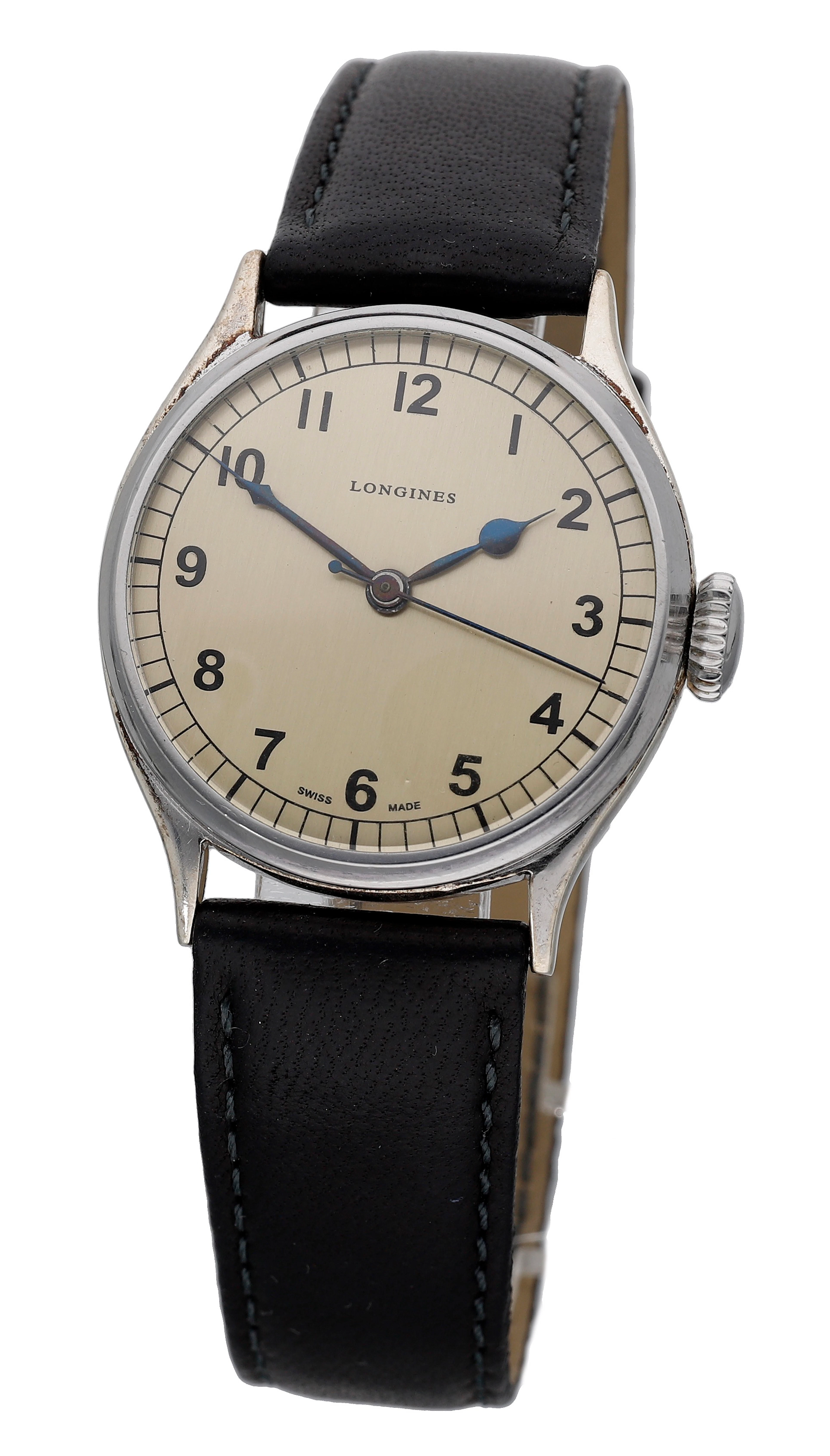 Longines. A stainless steel military issue RCAF pilot/navigator’s
