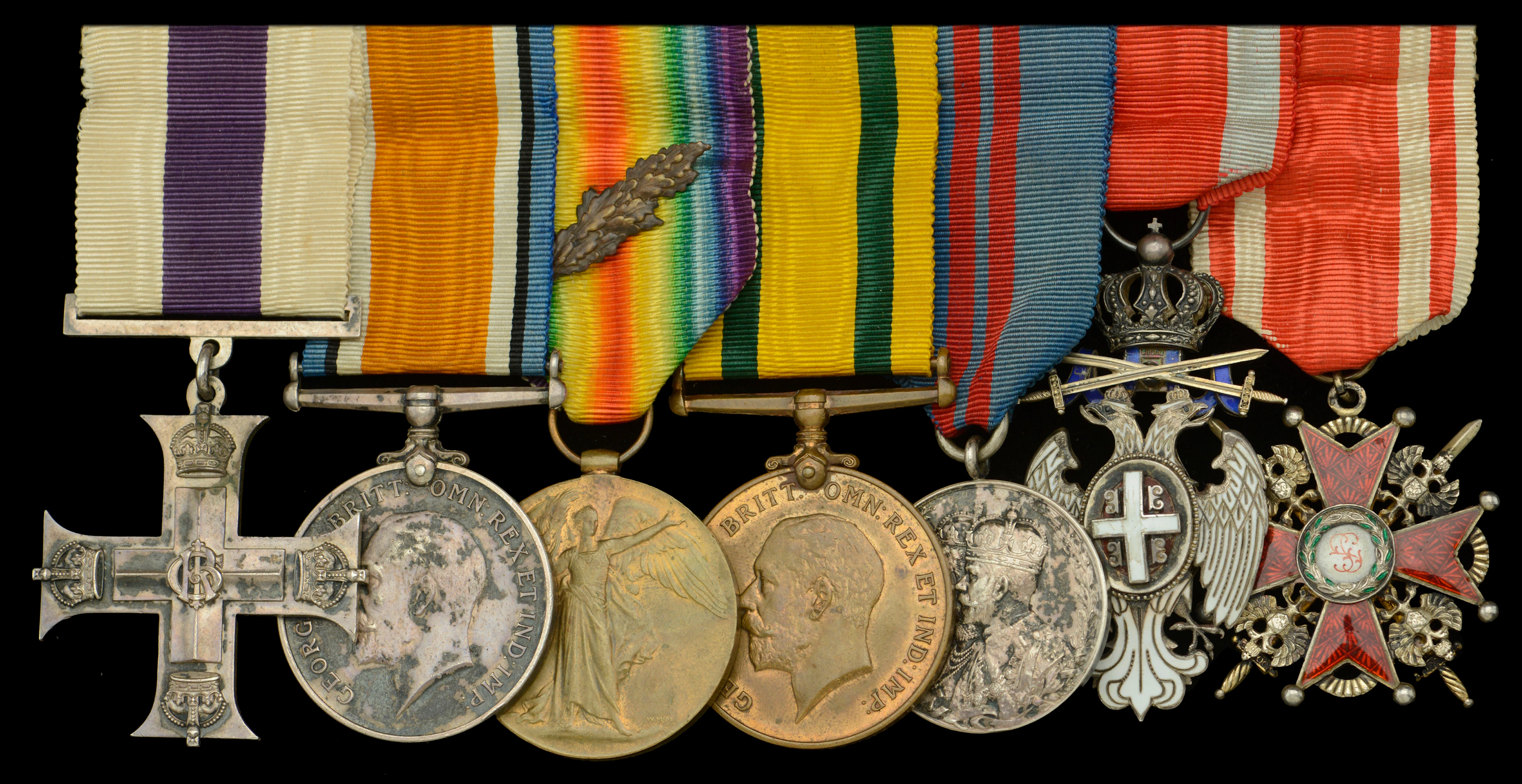 A Great War ‘Mesopotamia’ M.C. group of seven awarded to Major F.