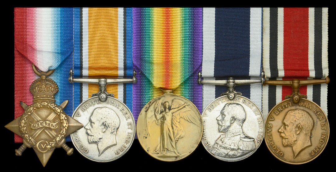 Five: Petty Officer W. J. Charles, Royal Navy, who served in H.M.S.