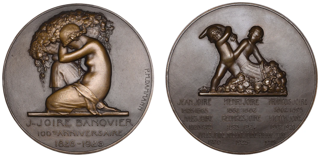 FRANCE, Centenaire de la Banque Joire, Tourcoing, 1926, an Art Déco