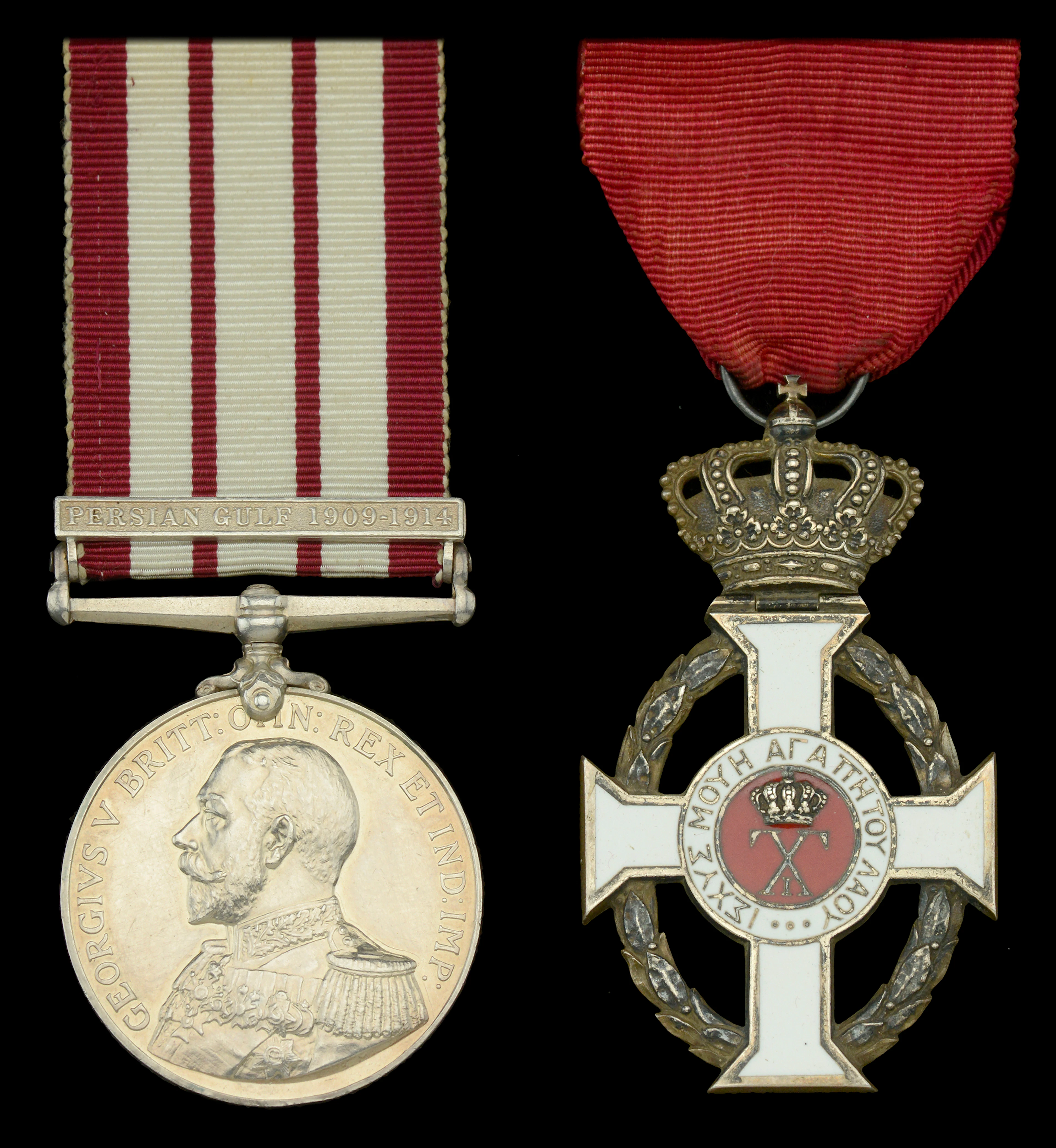 Pair: Surgeon Lieutenant-Commander D. A. Mitchell, Royal Navy Naval