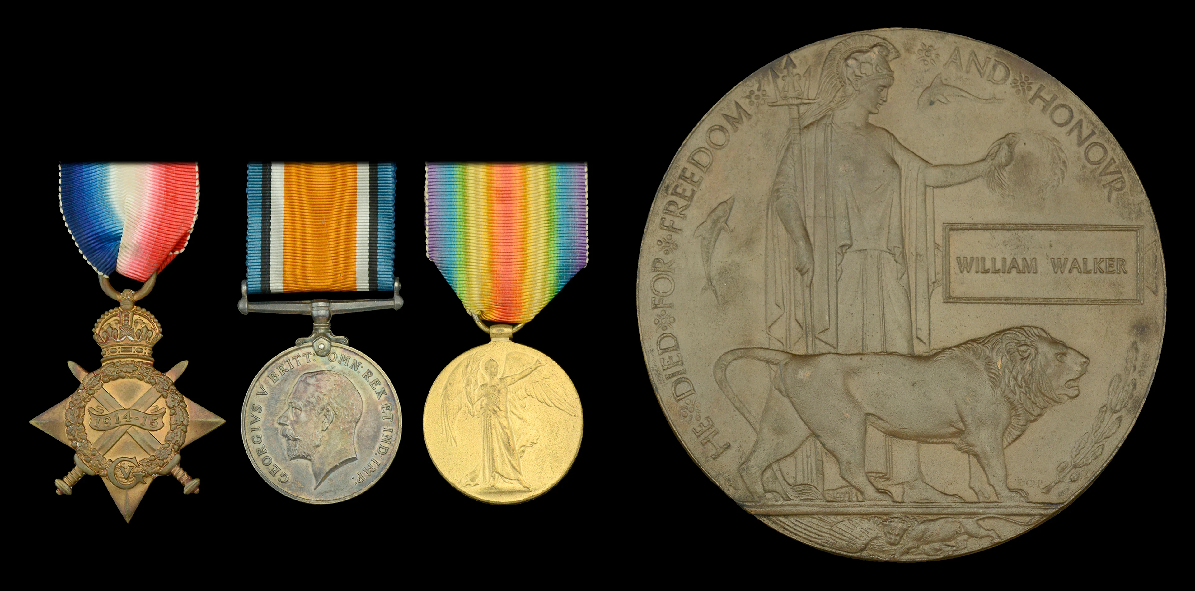 Three: Private W. Walker, Nottinghamshire and Derbyshire Regiment