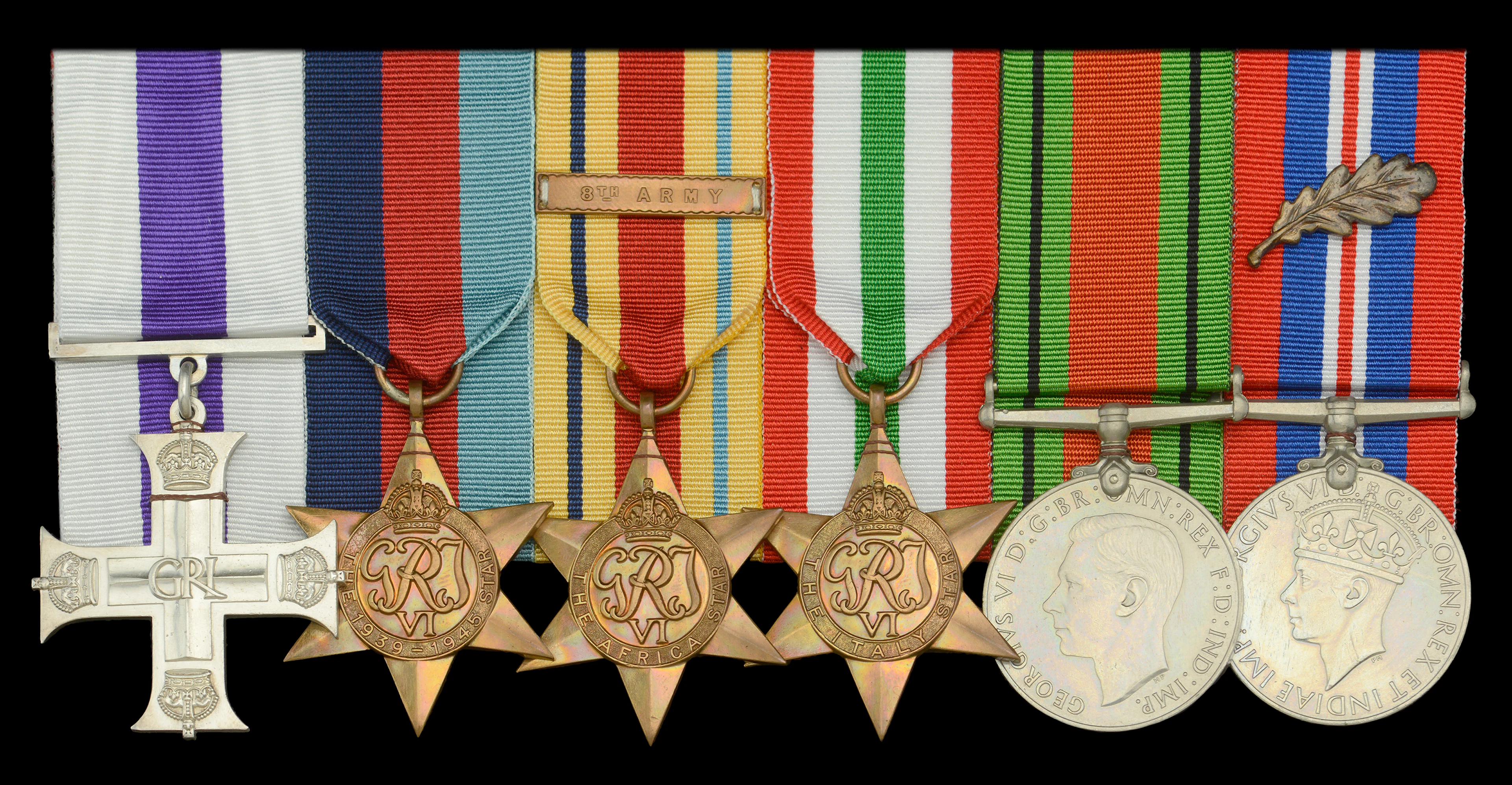 A Second War ‘Italy operations’ M.C. group of six awarded to Major
