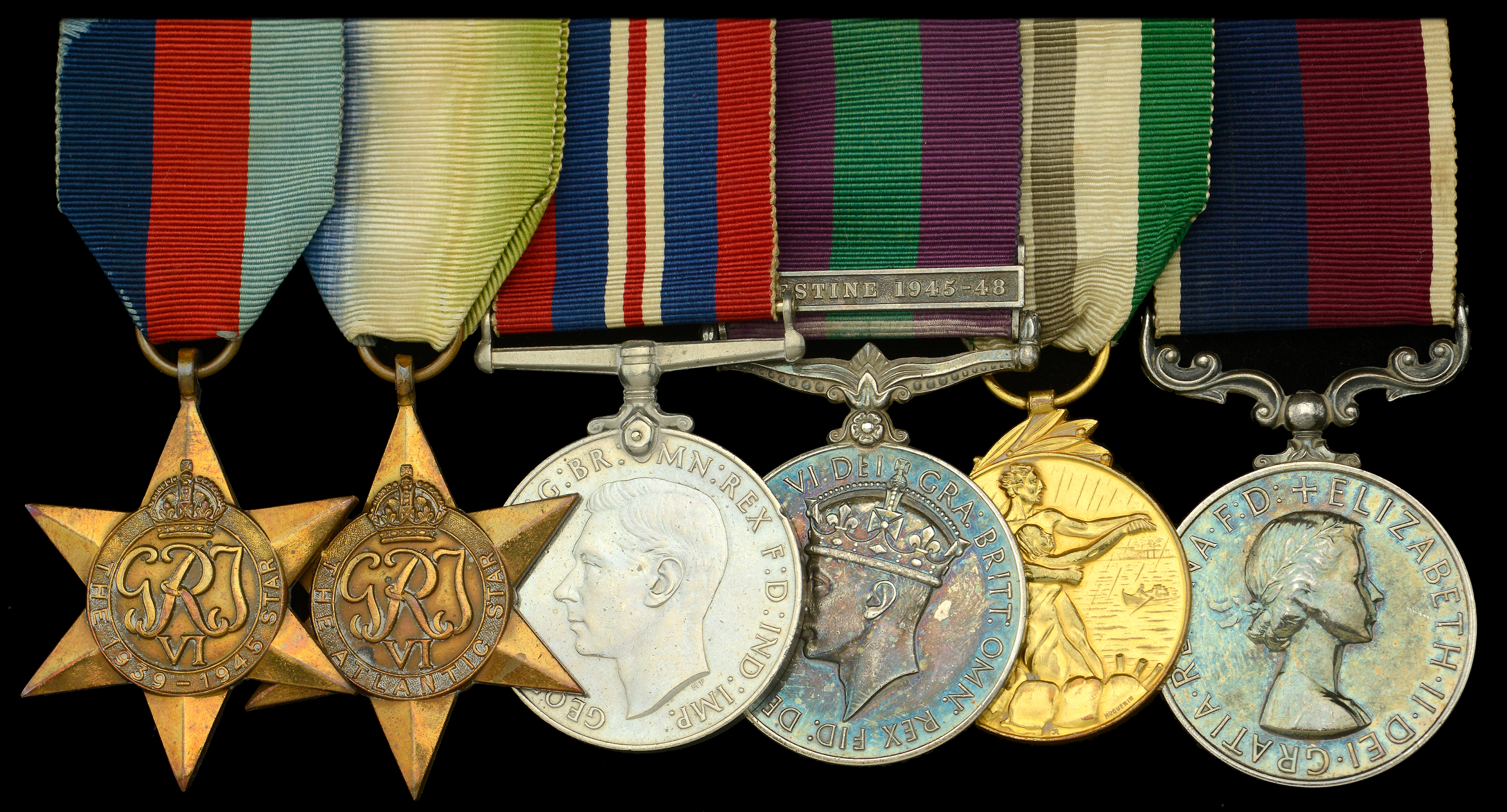 Six: Master Signaller L. Taylor, Royal Air Force 1939-45 Star; Atlantic