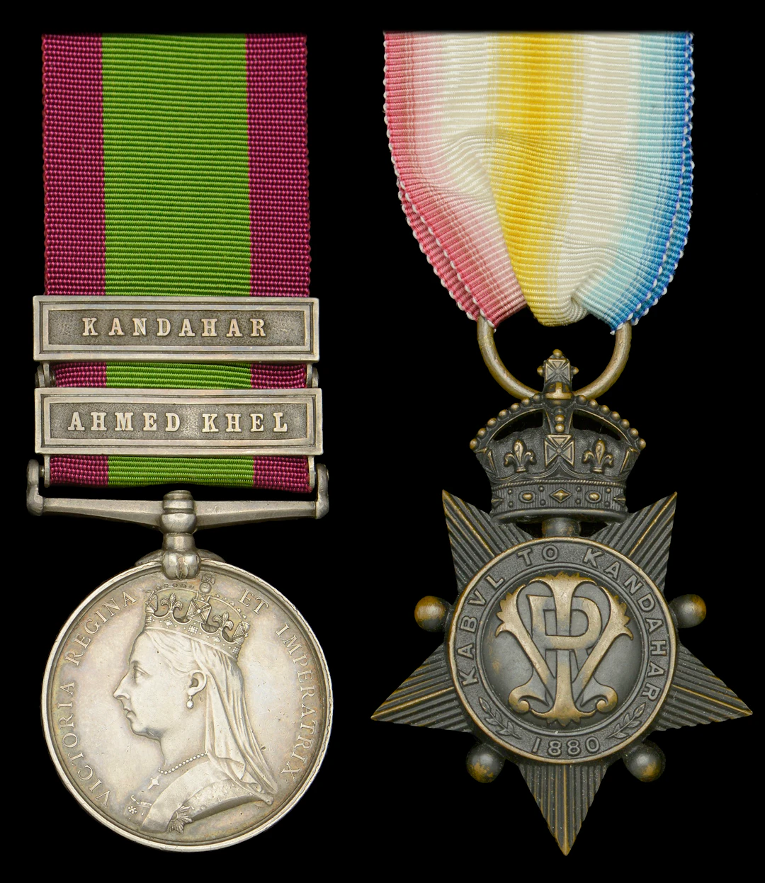 Pair: Private C. Peat, 60th Regiment of Foot Afghanistan 1878-80