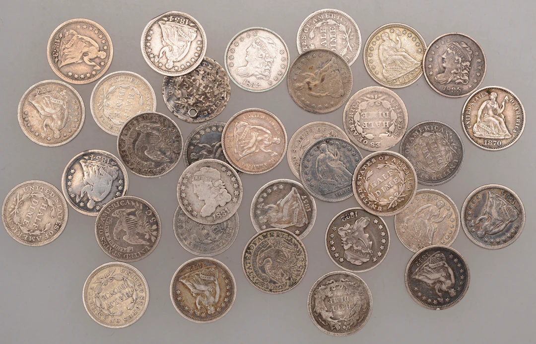United States of America, Half-Dimes (33), various dates [33]. Fair