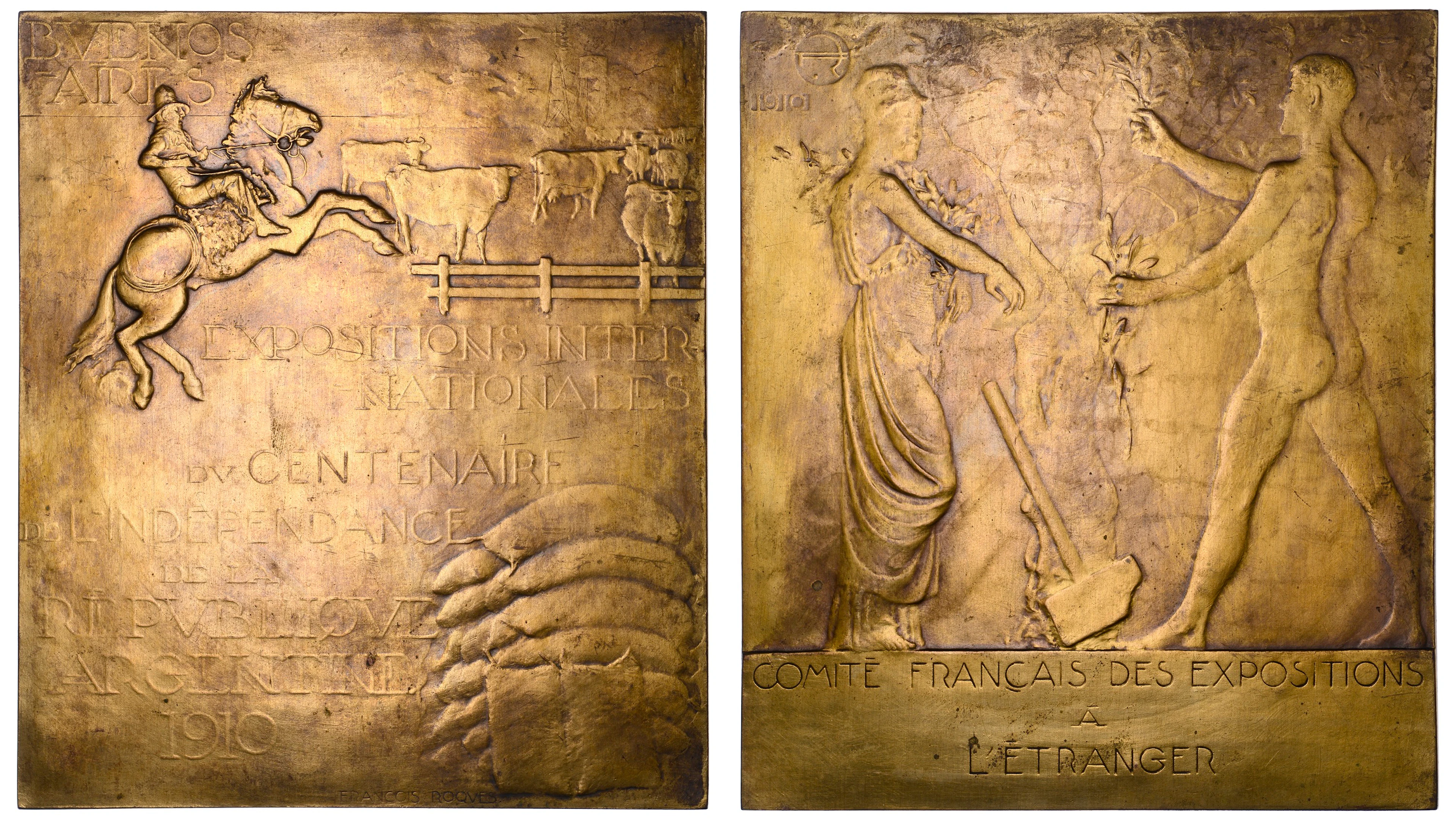 ARGENTINA/FRANCE, Expositions internationales du centenaire de l’indépendence