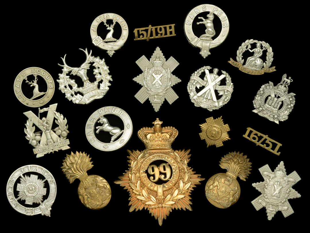 Assorted Scottish Military Insigina. A good selection including; an