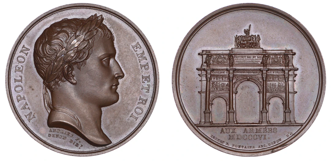 FRANCE, L'Arc de Triomphe commandé [The Arc de Triomphe Commissioned]