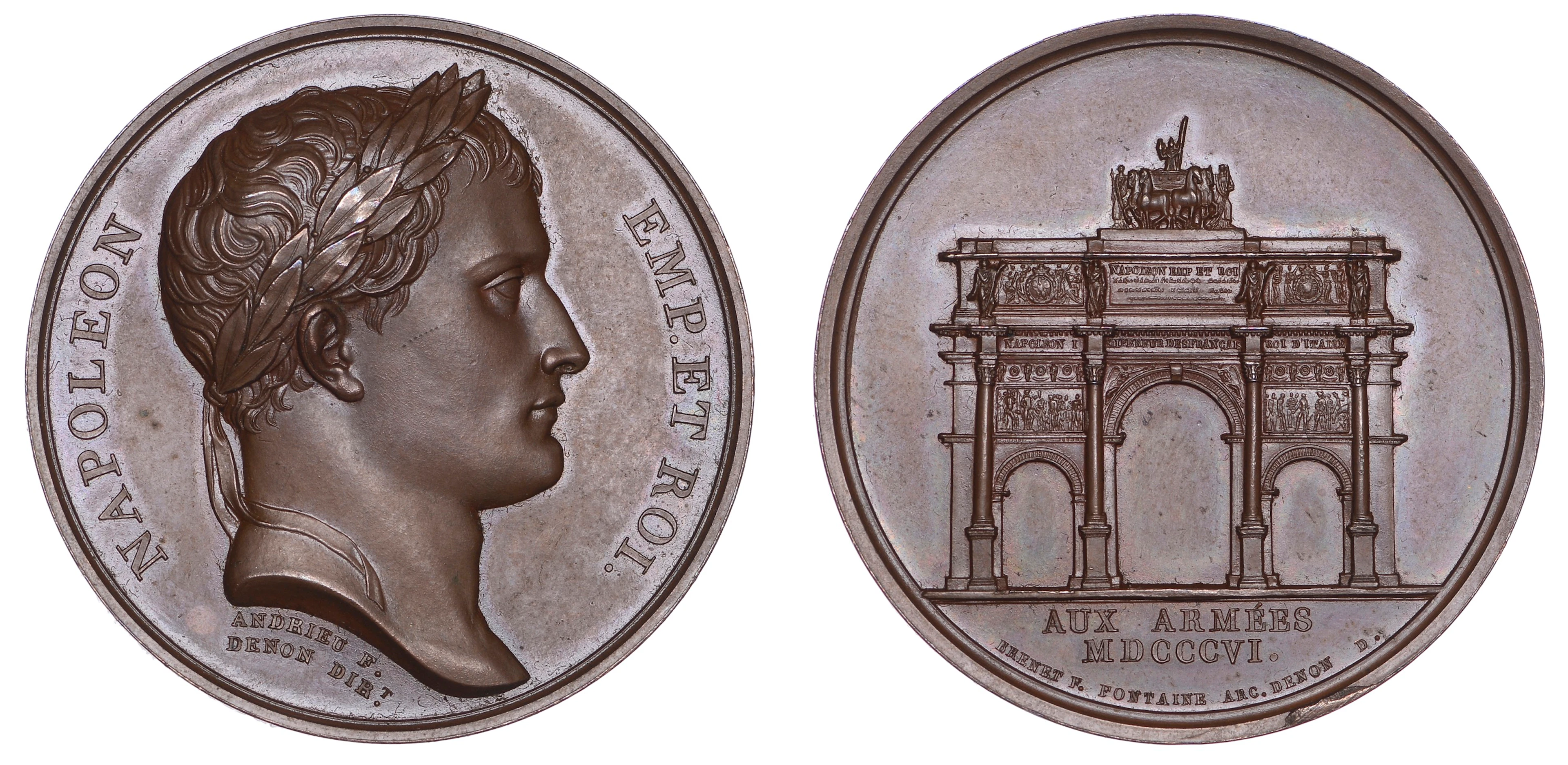 FRANCE, L'Arc de Triomphe commandé [The Arc de Triomphe Commissioned]