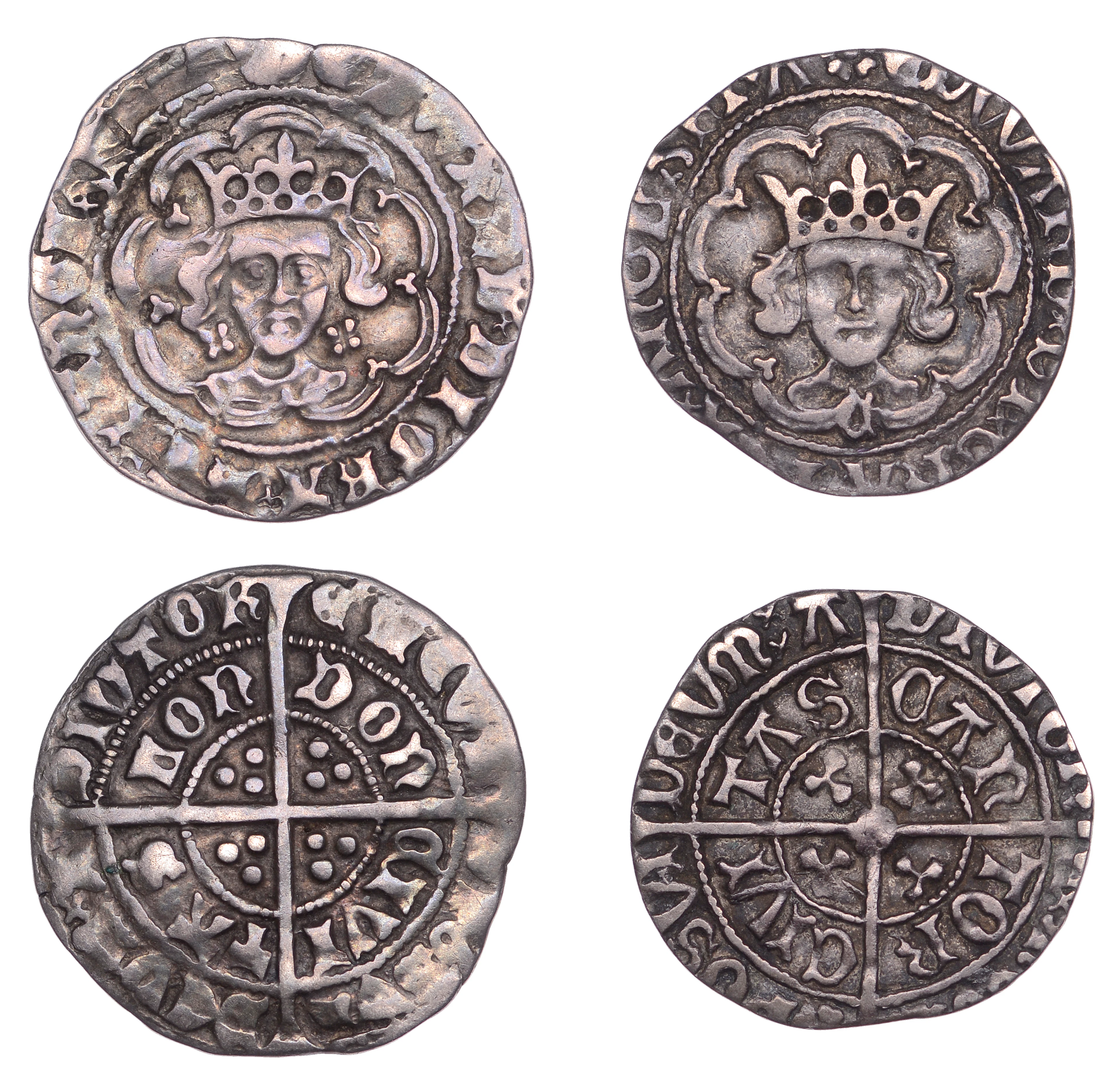 Edward IV, Halfgroats (2), First Reign, Light coinage, Halfgroat