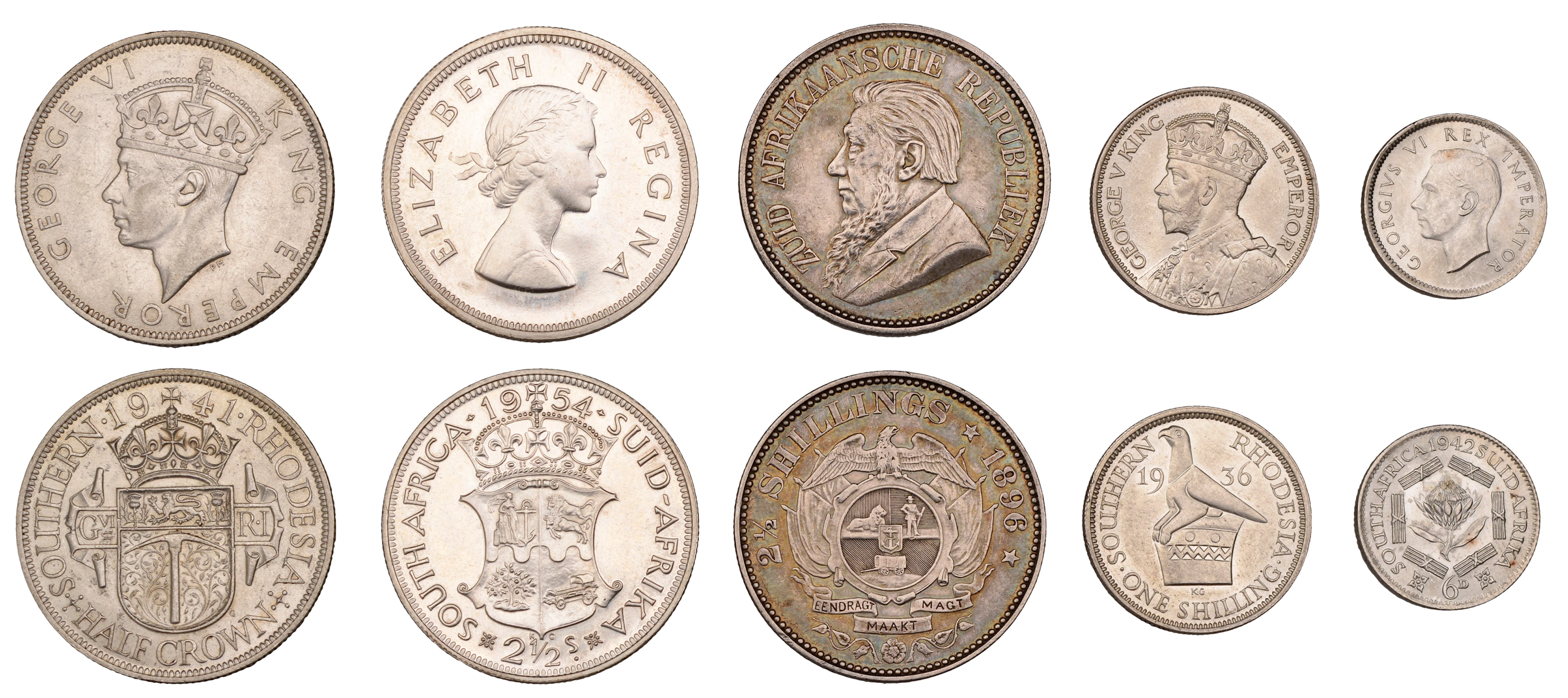 Miscellaneous, SOUTH AFRICA, Paul Kruger, Halfcrown, 1896, Pretoria