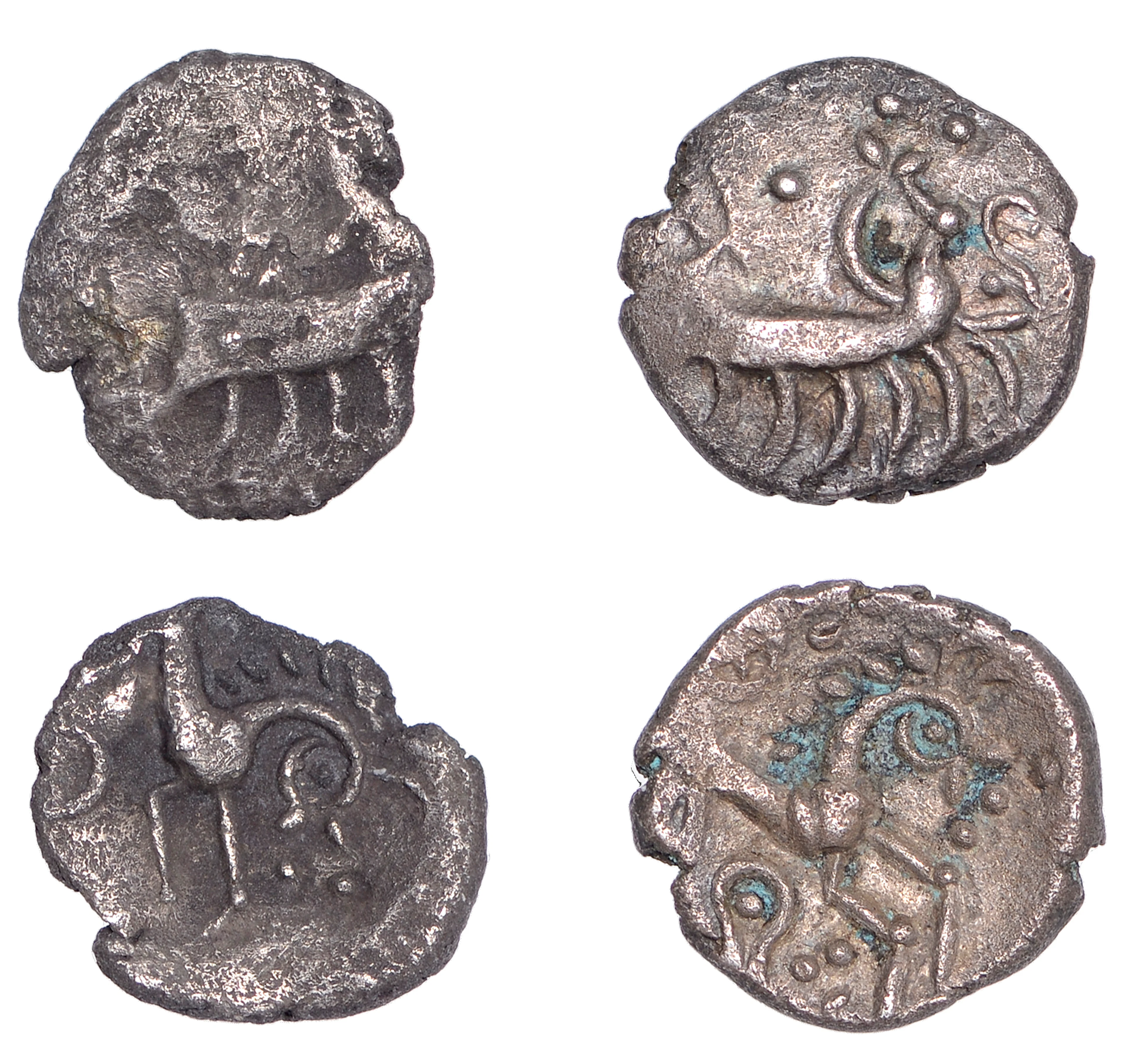 British Iron Age, ICENI, Uninscribed issues, silver Units (2), Norfolk