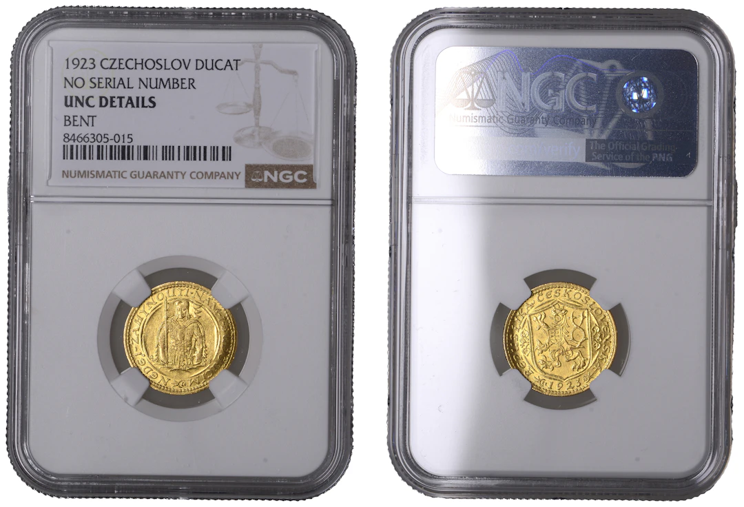 Czechoslovakia, Republic, Ducat, 1923, without serial number, Kremnica