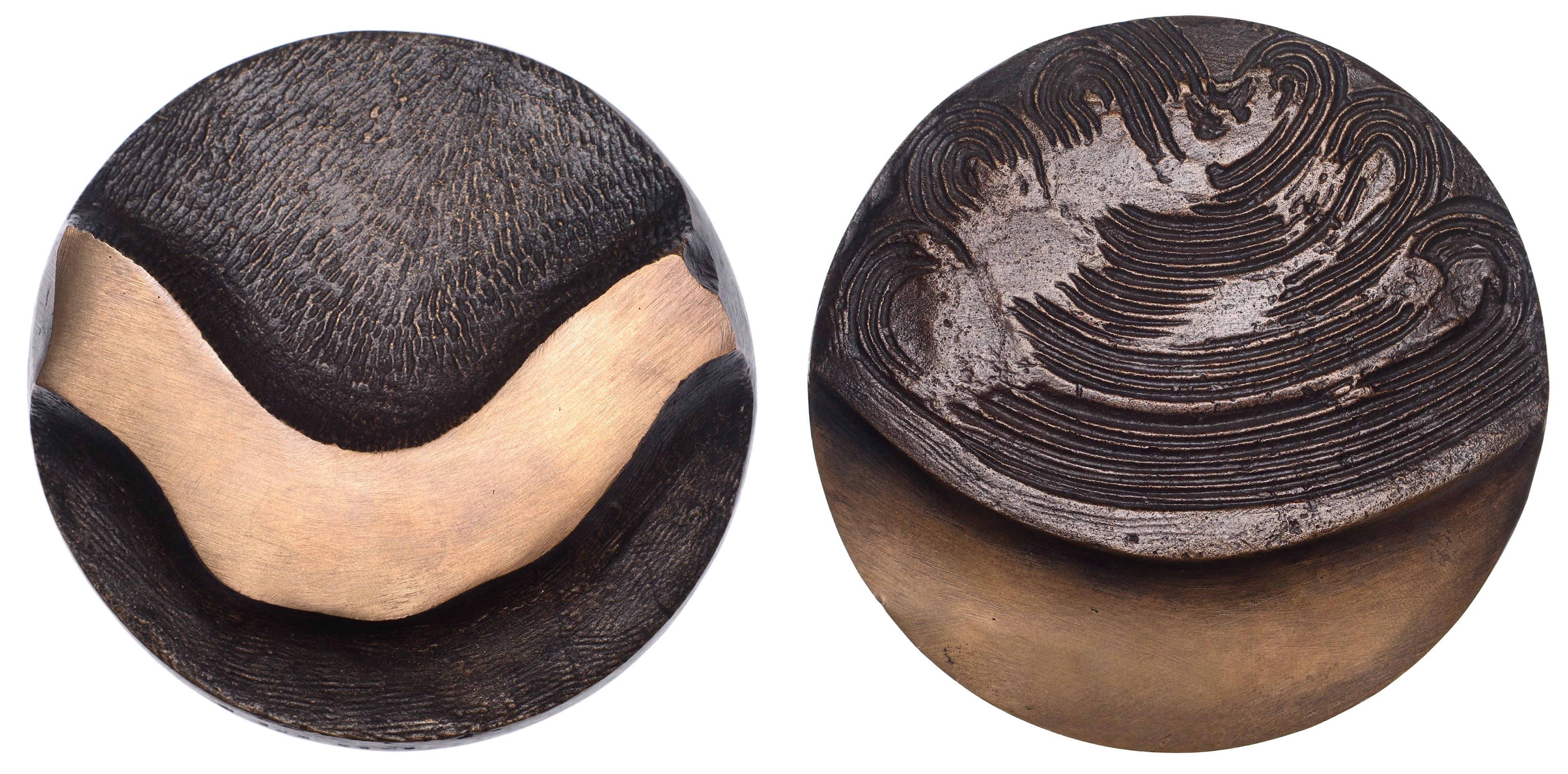 ENGLAND/WALES, Wye Plough Edge, 1980, a heavy cast bronze medal by