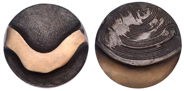 ENGLAND/WALES, Wye Plough Edge, 1980, a heavy cast bronze medal by
