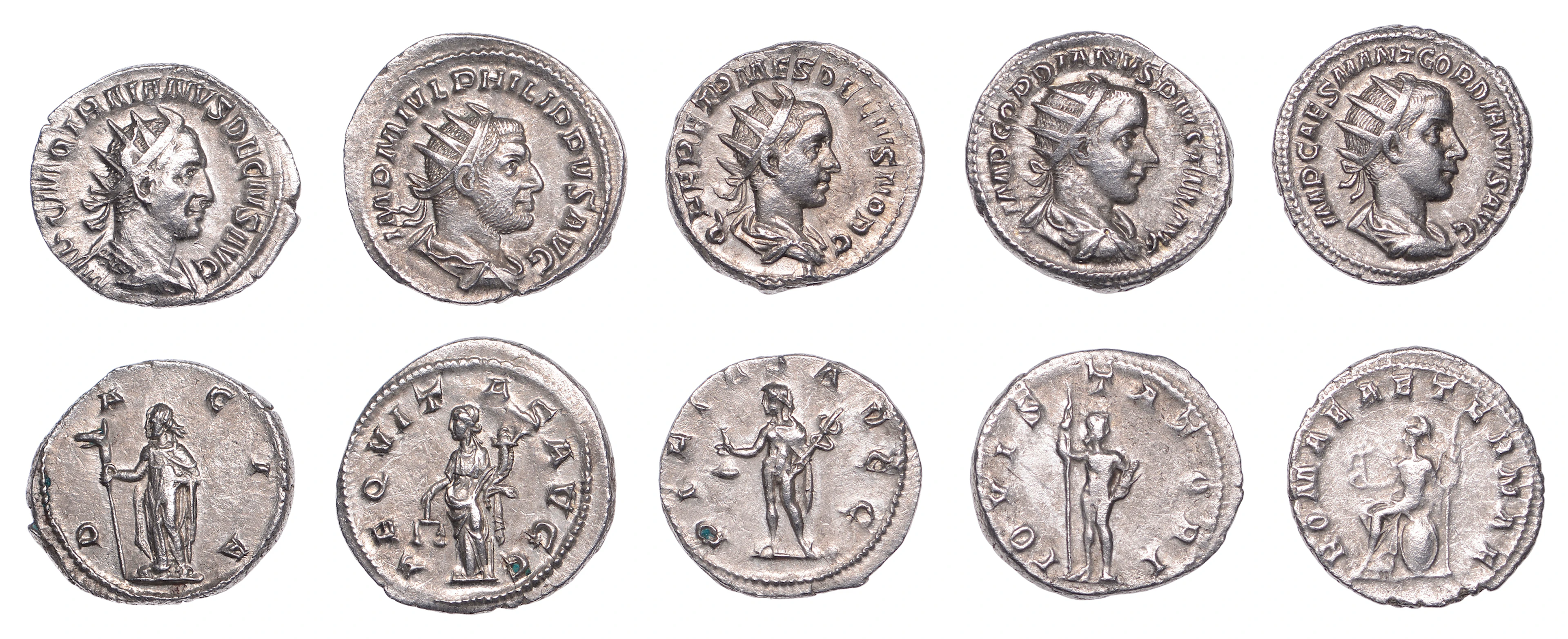 Trajan Decius (249-251), Antoninianus, 249-51, radiate, draped and
