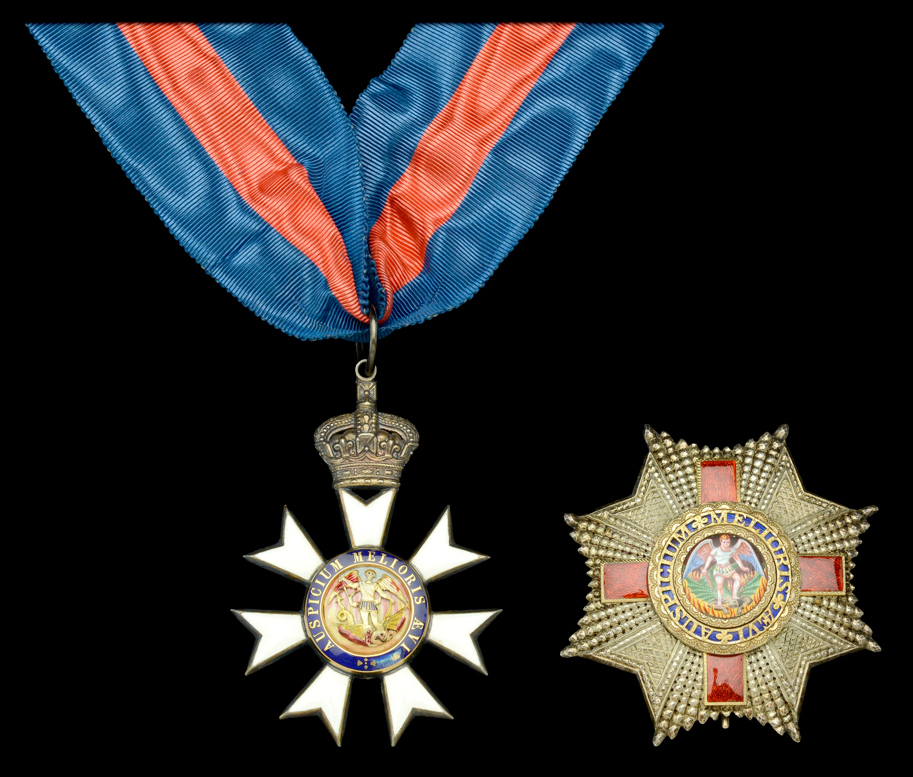 The K.C.M.G. set of insignia attributed to Professor Marchese Count