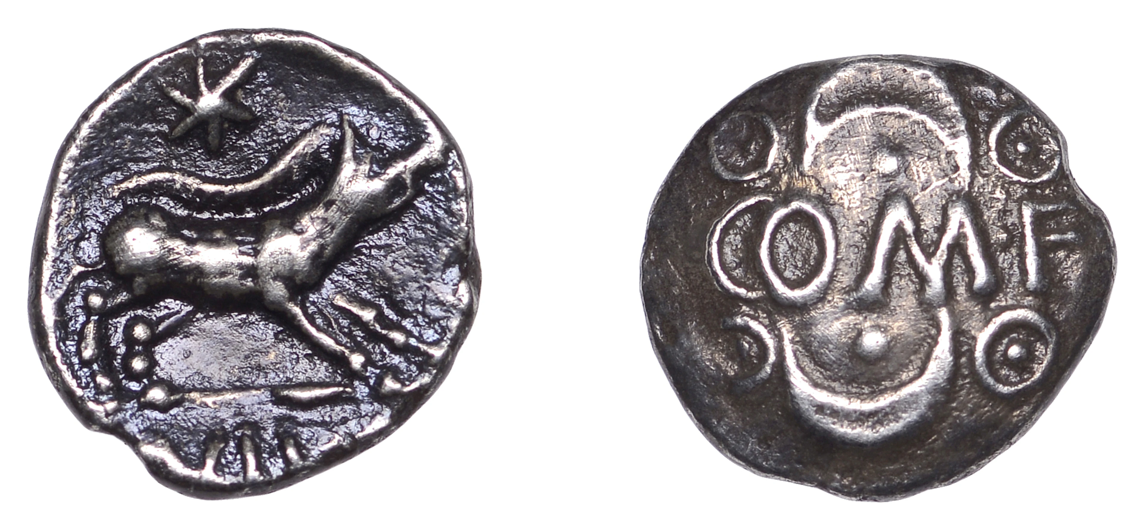 British Iron Age, ATREBATES and REGINI, Verica (c. AD 10-40): silver