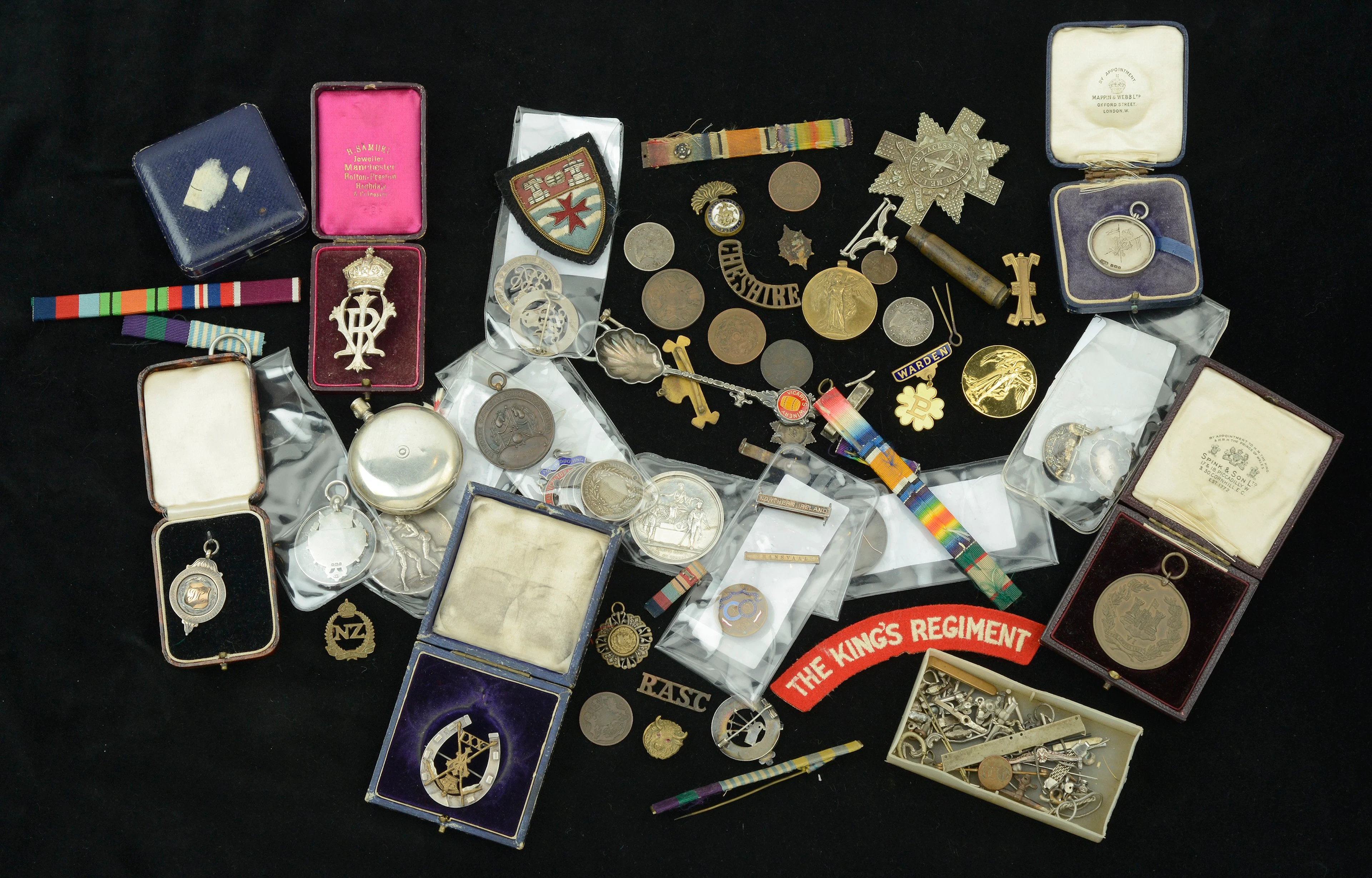 Military Medallions, Fobs and Badges: A small but interesting selection