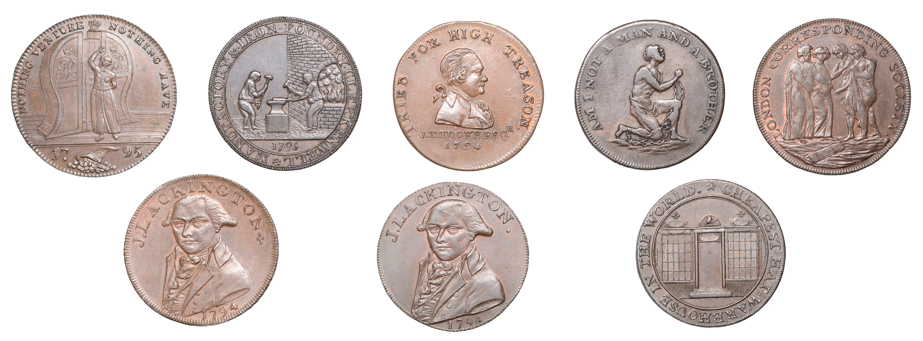 18th Century Tokens, LONDON, Charing Cross, Salter & Co, Halfpenny