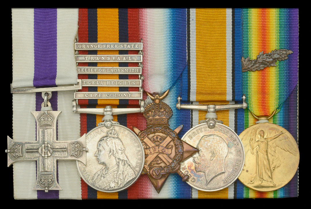 A scarce Great War ‘Western Front’ Warrant Officer’s M.C. group of