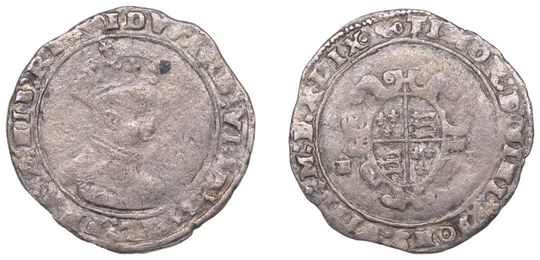 Edward VI (1547-1553), Second period, 6 oz. issue, Shilling, Tower
