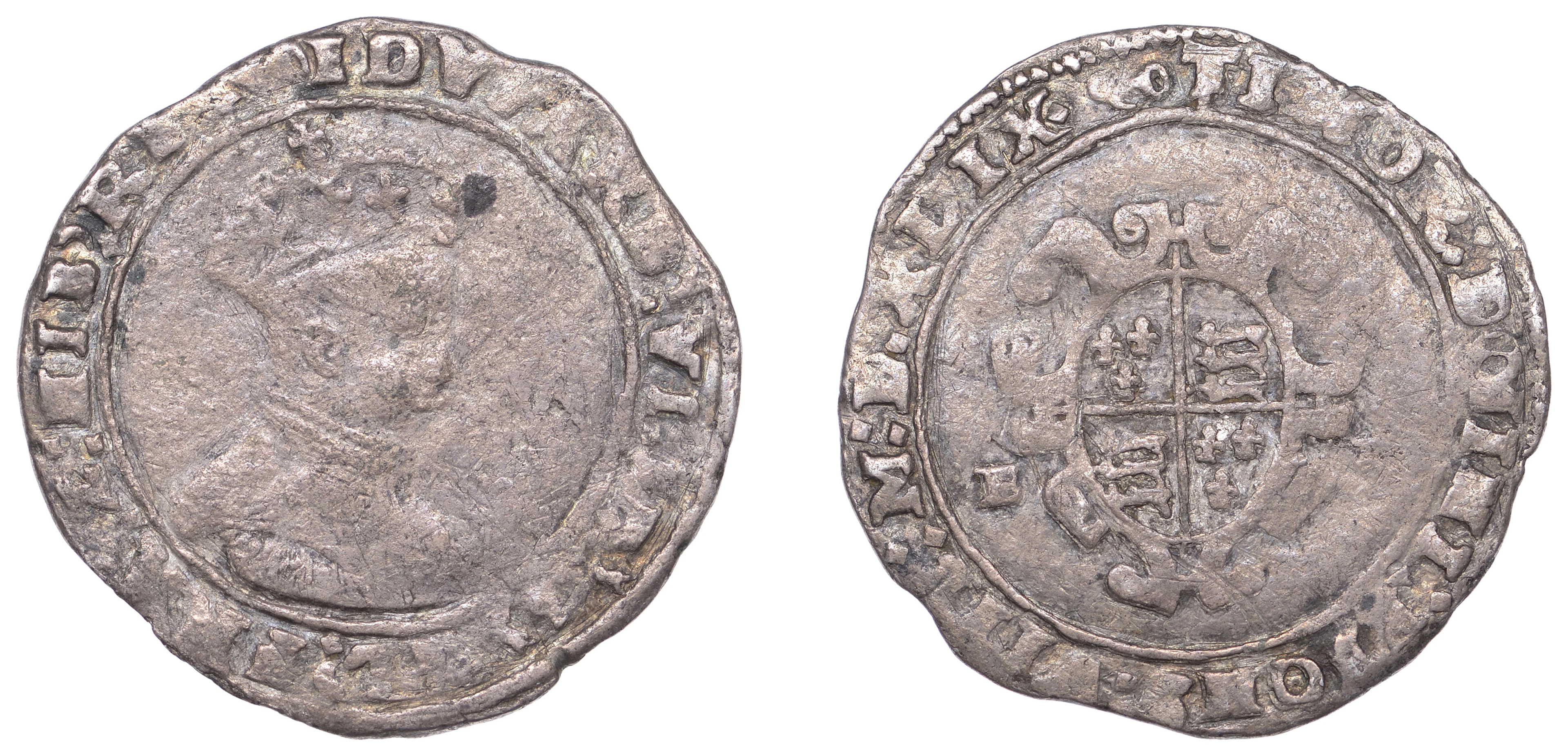 Edward VI (1547-1553), Second period, 6 oz. issue, Shilling, Tower