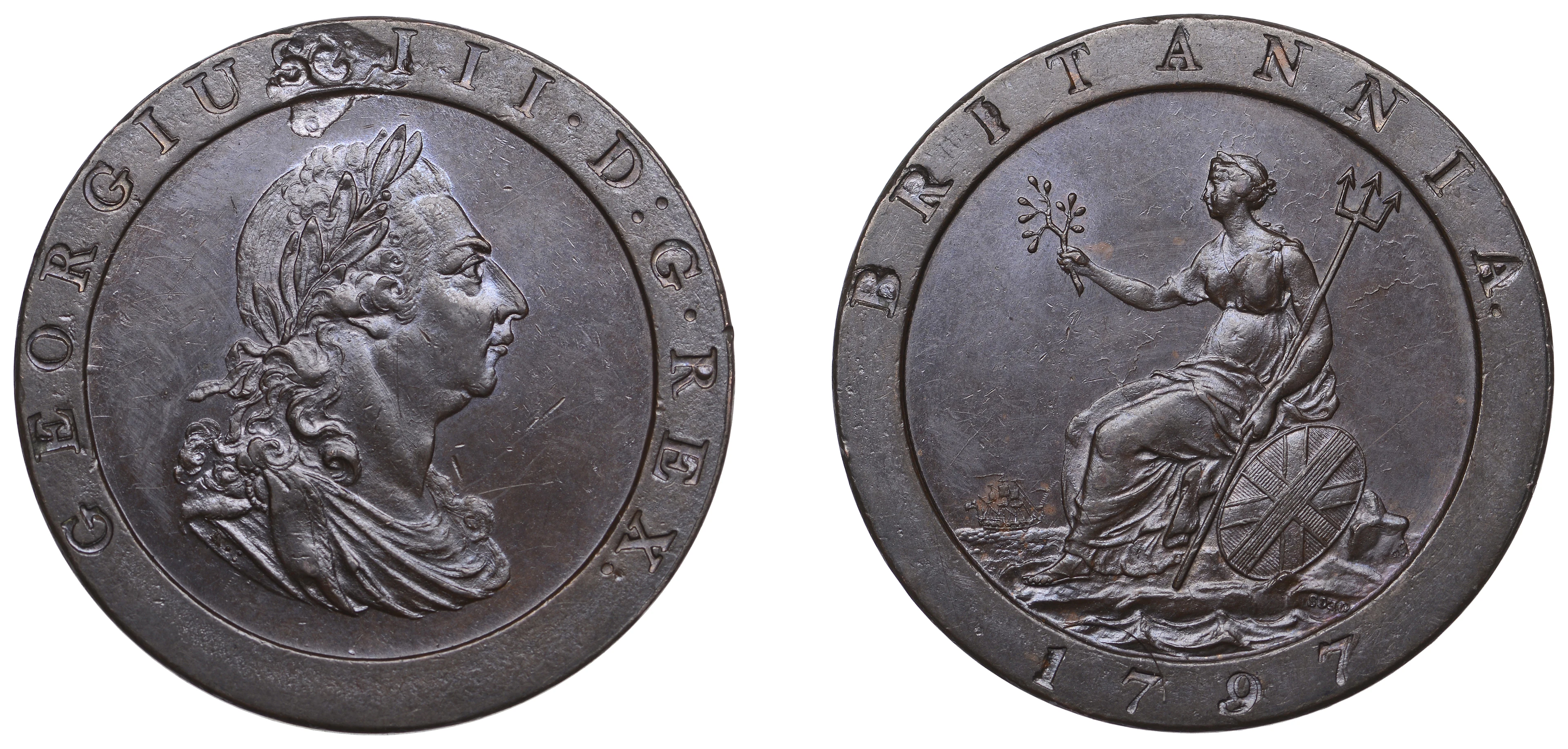 George III (1760-1820), Taylor Workshop, London, Restrike Proof Penny