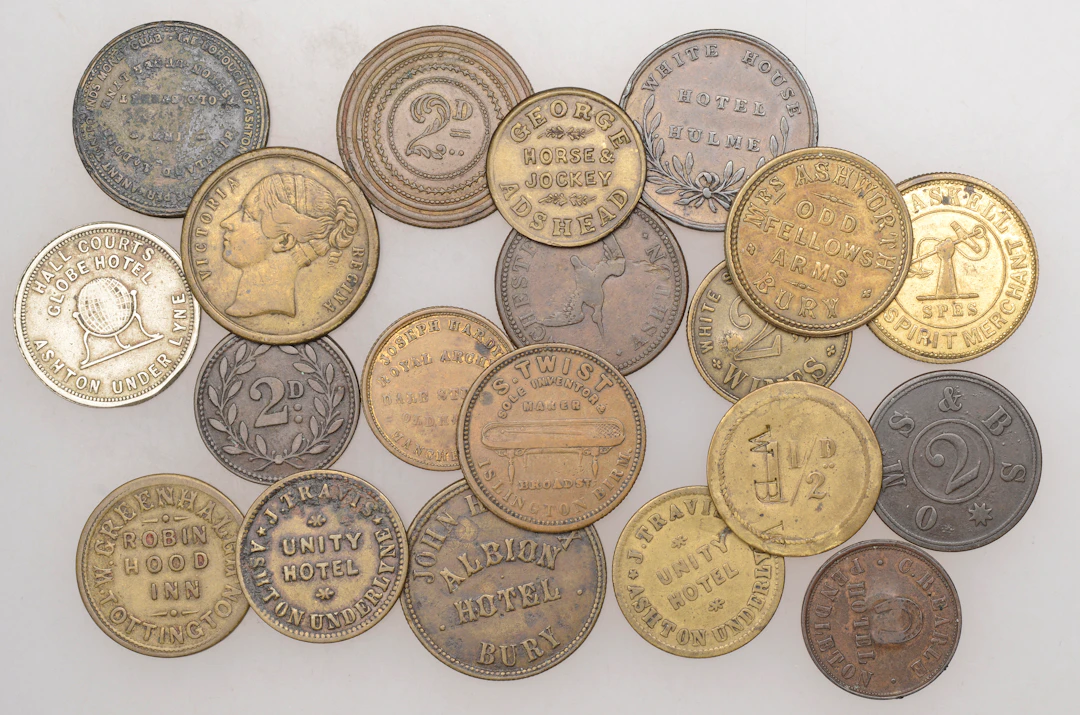 Miscellaneous Tokens and Checks, LANCASHIRE, Ardwick, George & Dragon