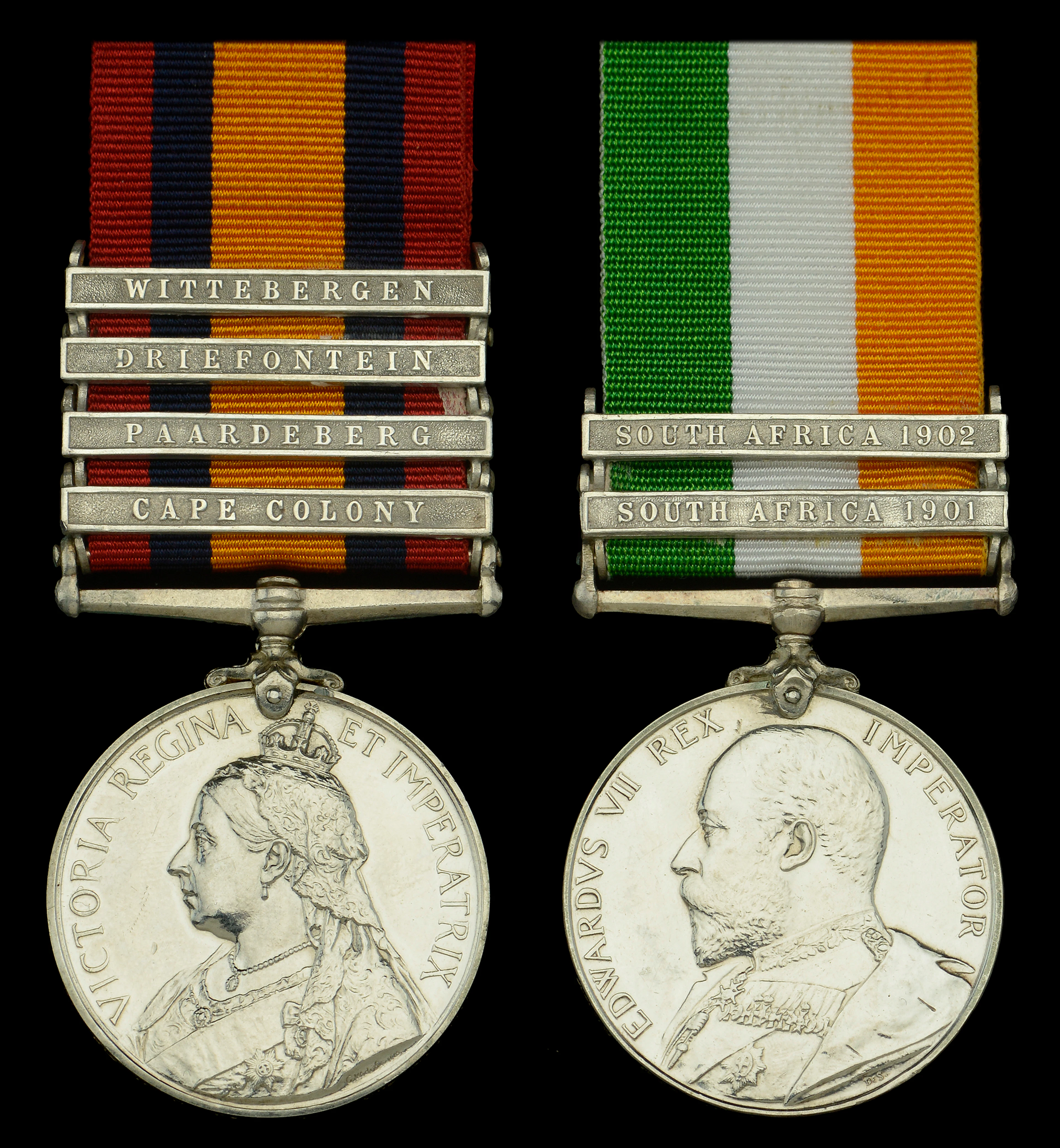 Pair: Private W. D. Taylor, Royal Highanders (Black Watch), who was