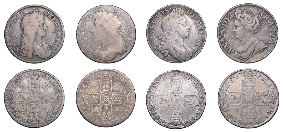 Charles II, Shilling, 1663, first bust variety (ESC 506; S 3372);