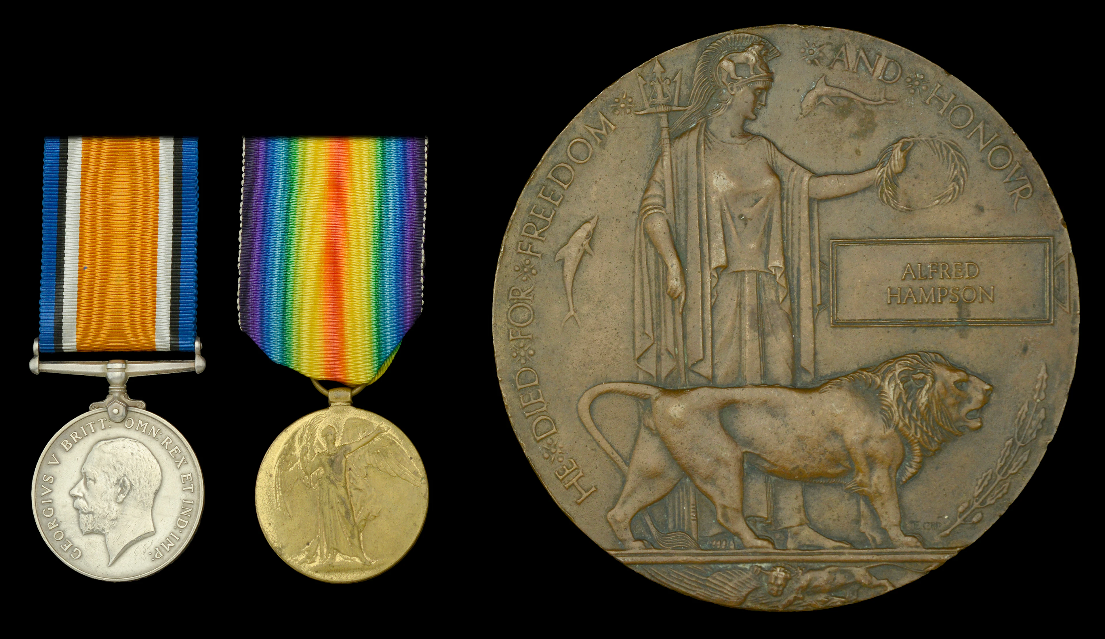 Pair: Private A. Hampson, Training Reserve, Royal Welsh Fusiliers