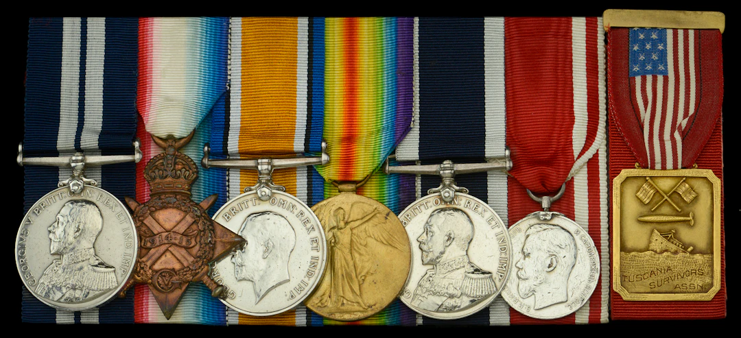 A rare Great War D.S.M., ‘Tsar’s visit’ Russian Medal for Zeal and
