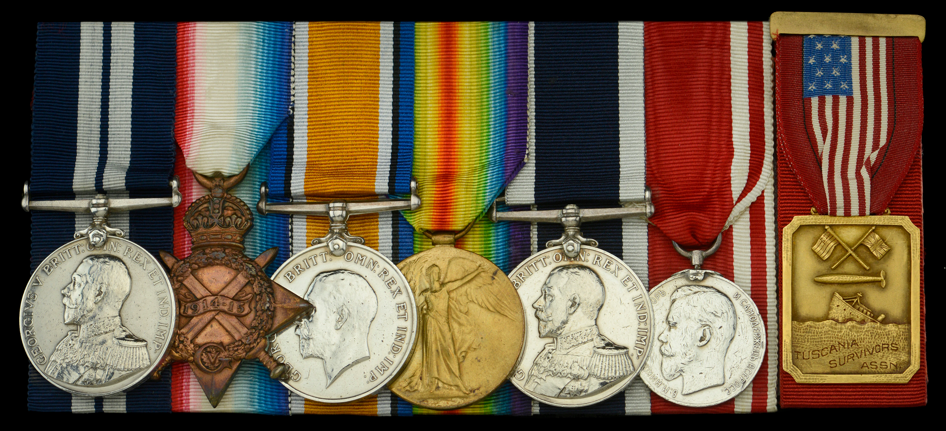 A rare Great War D.S.M., ‘Tsar’s visit’ Russian Medal for Zeal and
