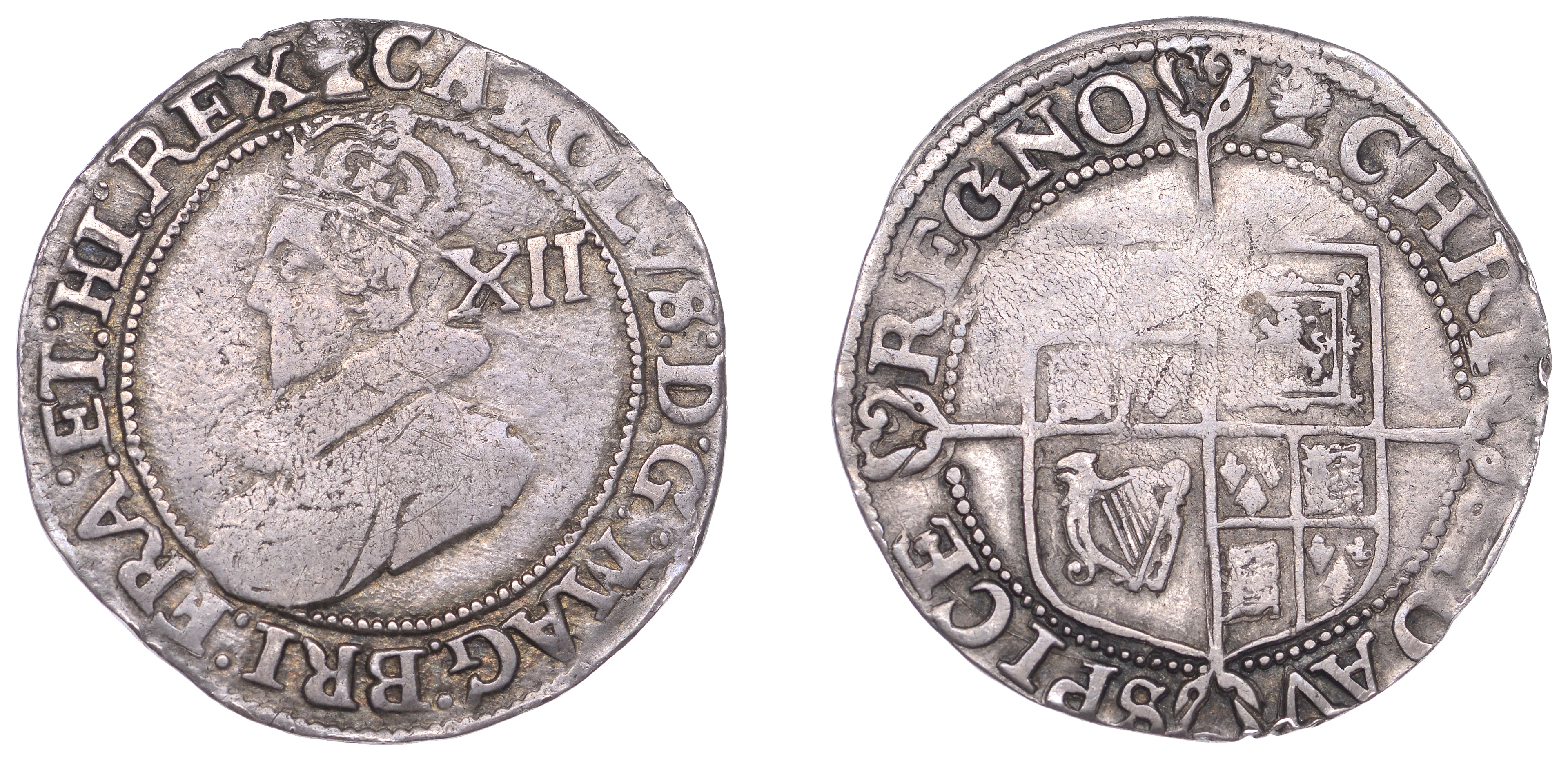 Charles I (1625-1649), Tower mint, Shilling, Gp B [type 1a], second