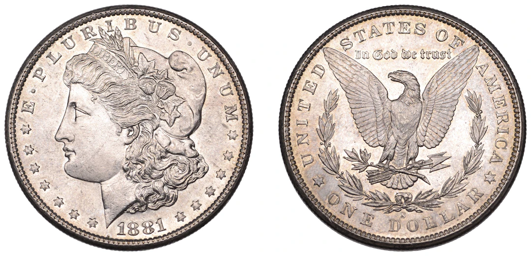 United States of America, Dollar, 1881s, San Francisco (KM 110). Brilliant