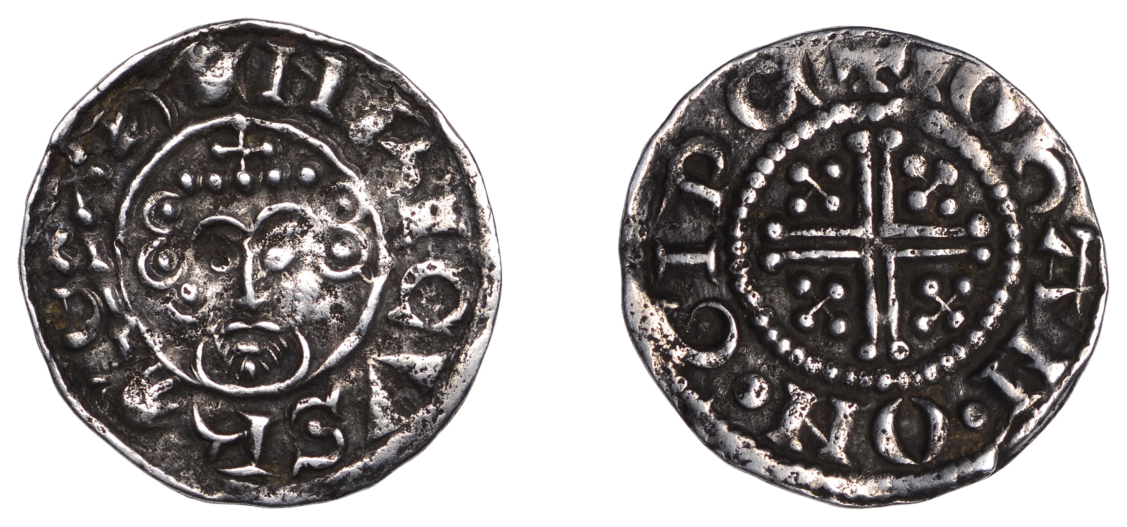 John (1199-1216), Pennies, class Vb1, Ipswich, Johan, iohan · on ·