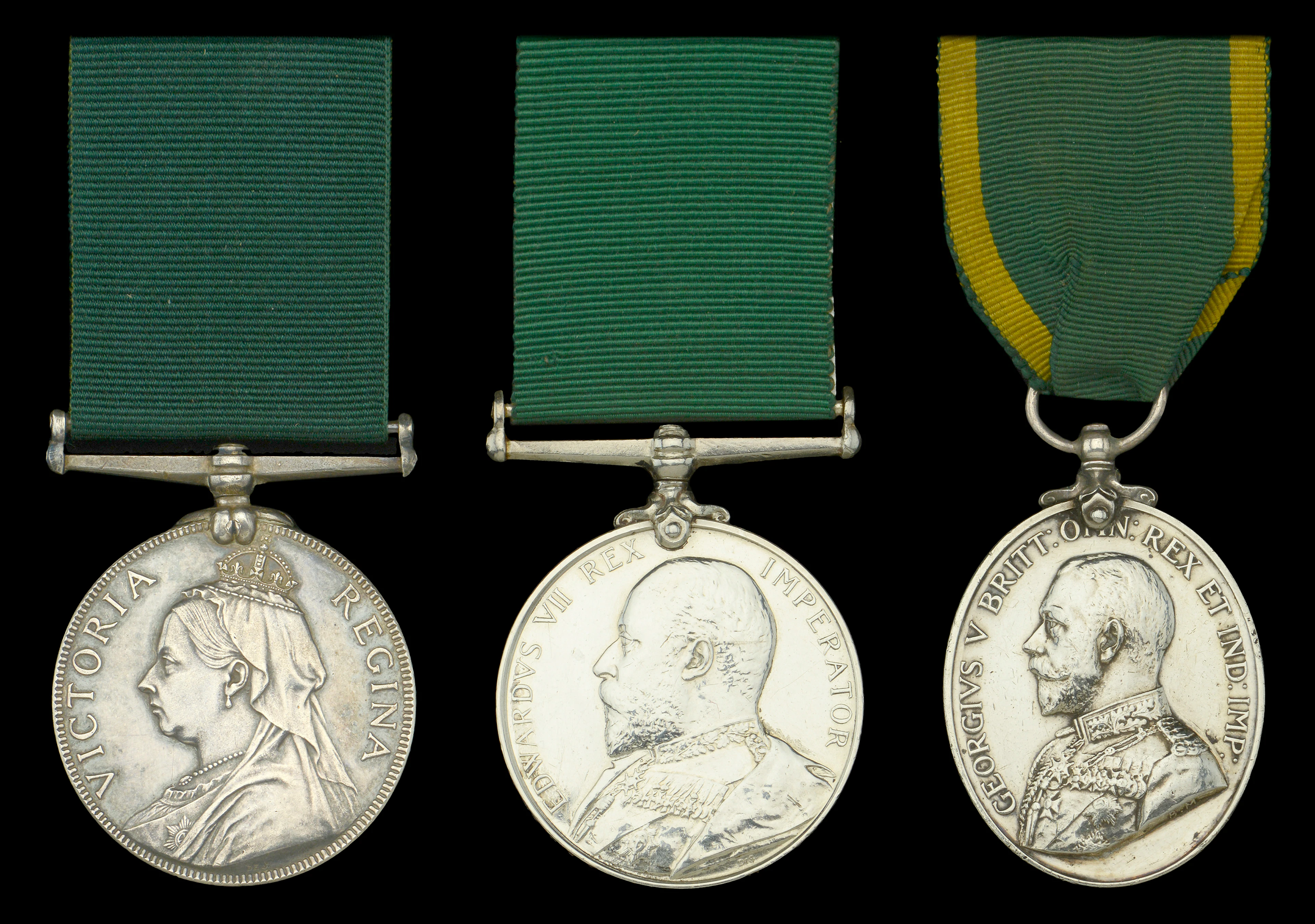 Volunteer Force Long Service Medal (2), V.R. (9 C. Sgt.-Maj: A. Baillie.