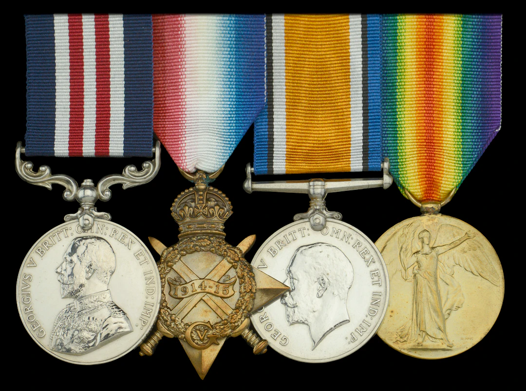 A Great War ‘Western Front’ M.M. group of four awarded to Lance-Corporal