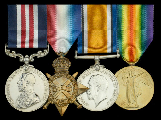 A Great War ‘Western Front’ M.M. group of four awarded to Lance-Corporal