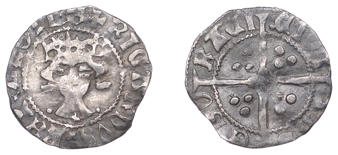 Richard II (1377-1399), Penny, York, local dies, mm. cross pattée