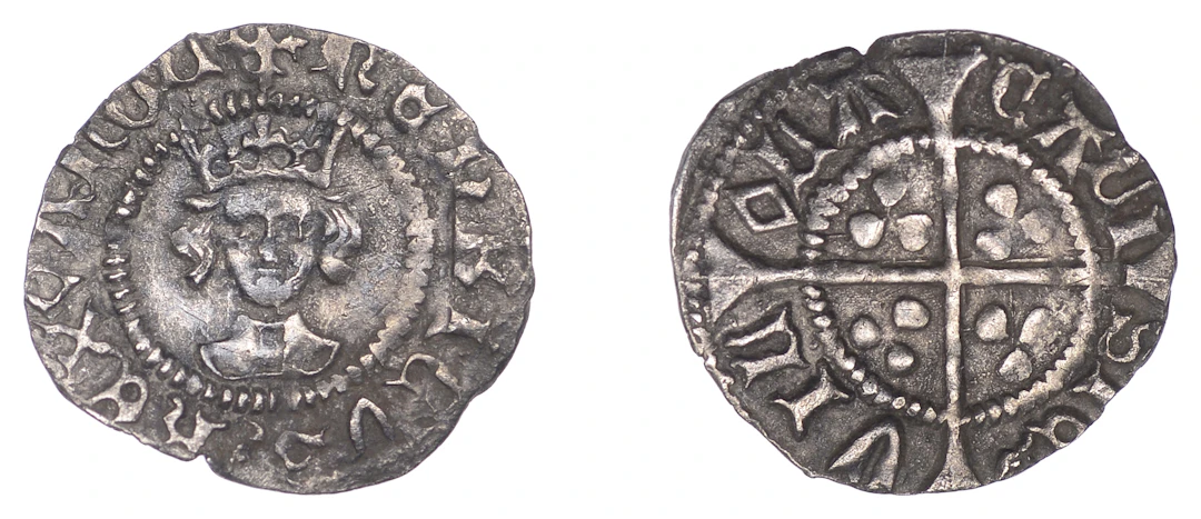 Henry VI (First reign, 1422-1461), Pinecone-Mascle issue, Halfpenny