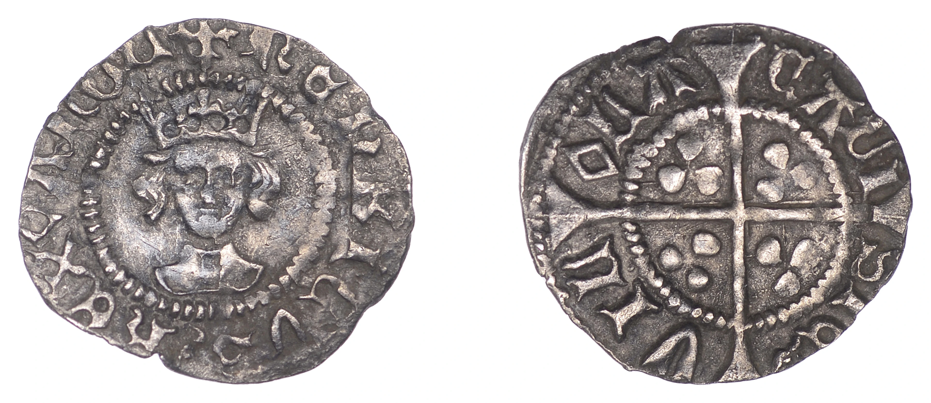 Henry VI (First reign, 1422-1461), Pinecone-Mascle issue, Halfpenny