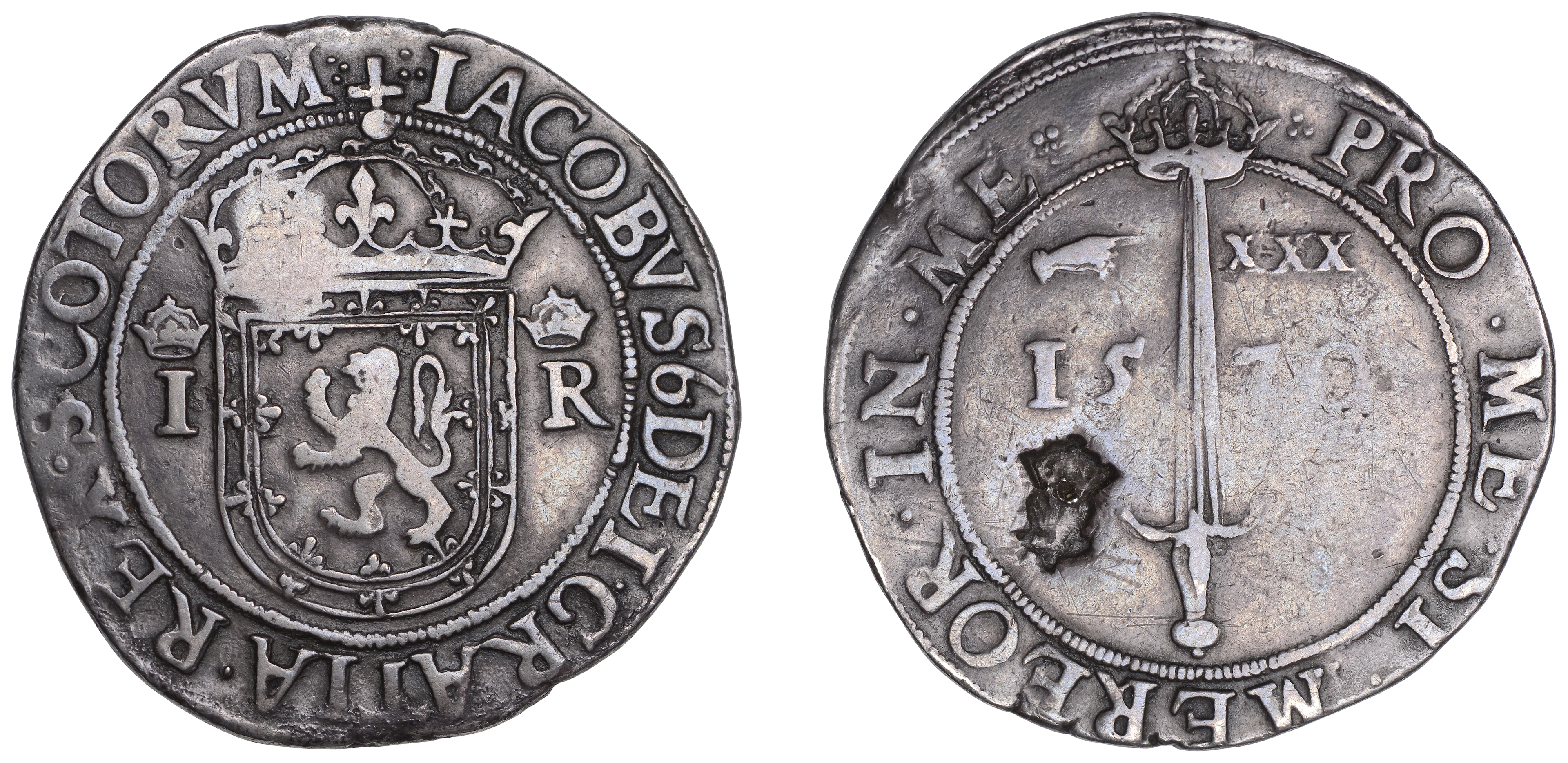 Scotland, James VI, Before Accession, First coinage, Ryal, 1570, 29.99g/5h