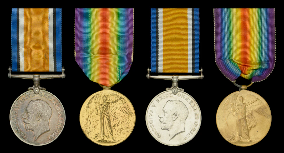 Pair: D. C. Moorhouse, who served on the Western Front with the Friends