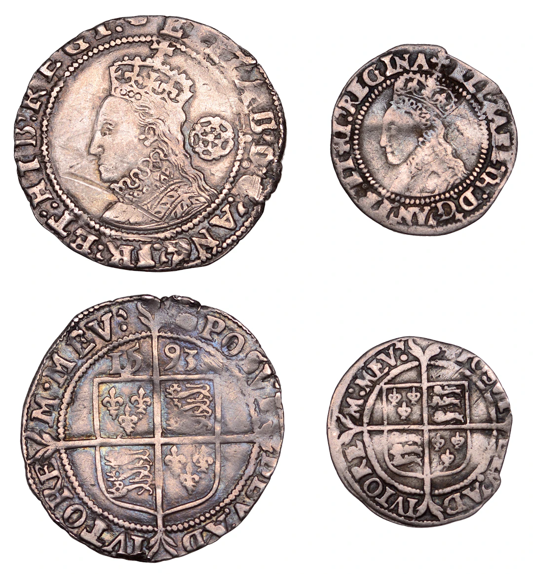 Elizabeth I, Second issue, Halfgroat, mm. cross-crosslet, bust 1G