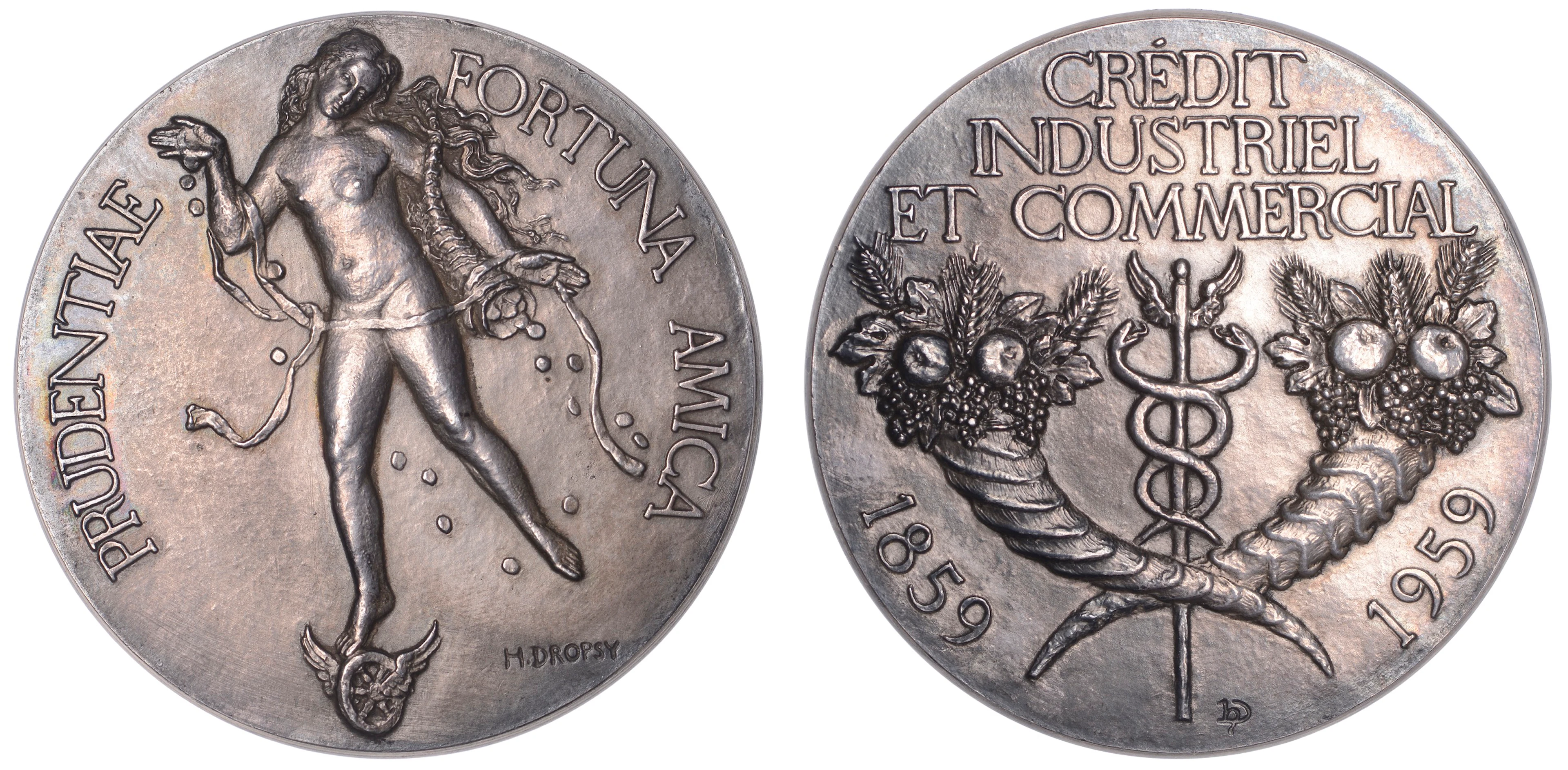 FRANCE, Centenaire du Banque du Crédit Industriel et Commercial, 1959