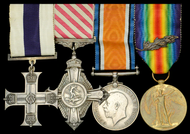 A Great War M.C., A.F.C. group of four awarded to Major L. H. Peter