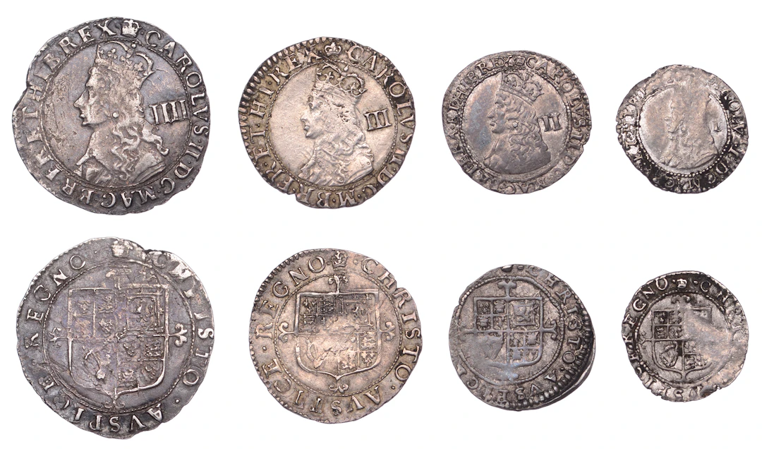 Charles II (1660-1685), Third Hammered issue, ‘Maundy Set’, comprising